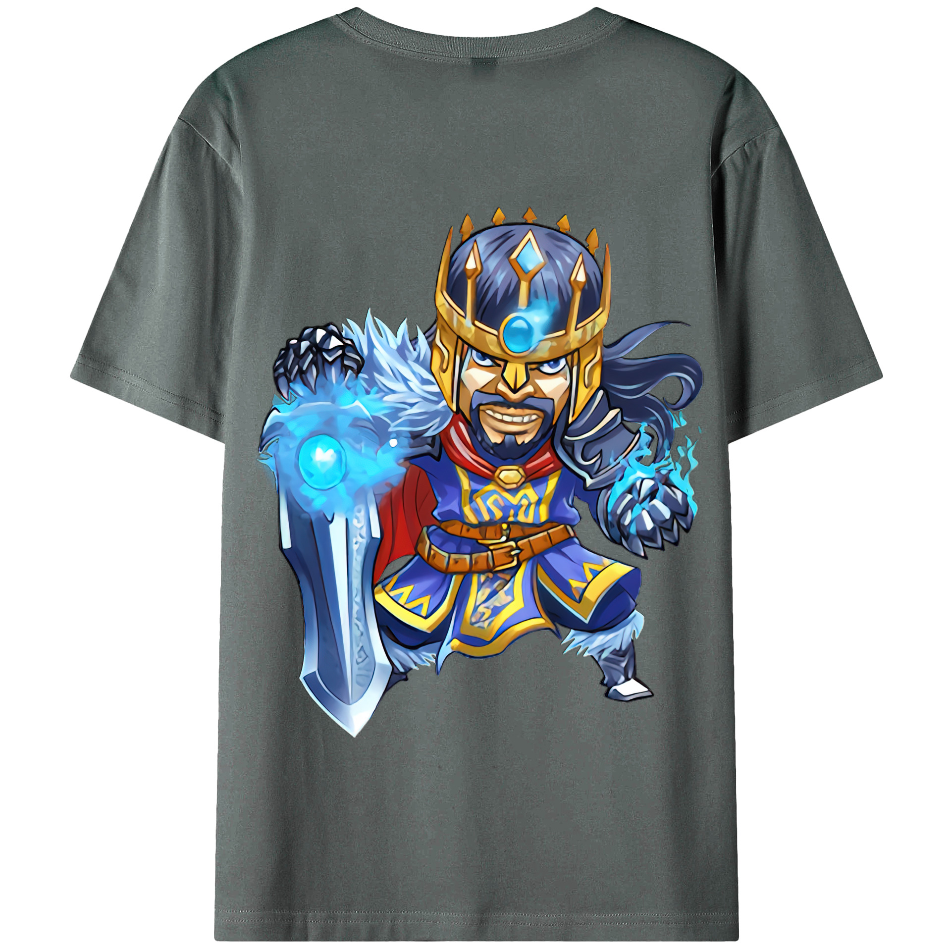 リーグ・オブ・レジェンド League of Legends LOL 綿100％半袖Tシャツ（背面プリント）